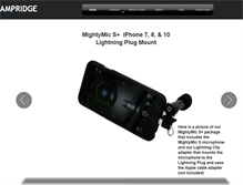 Tablet Screenshot of ampridge.com